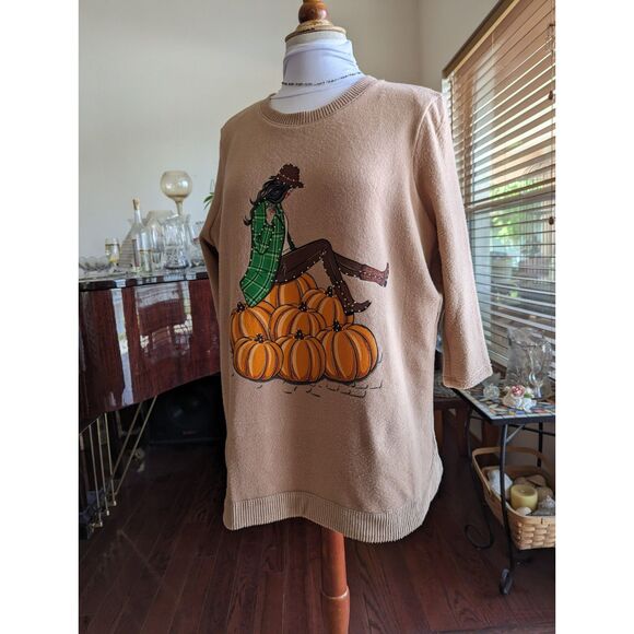 NWT   Kiss & Fly soft fleece pullover 3/4 sleeve top   SZ 1X - Picture 9 of 14